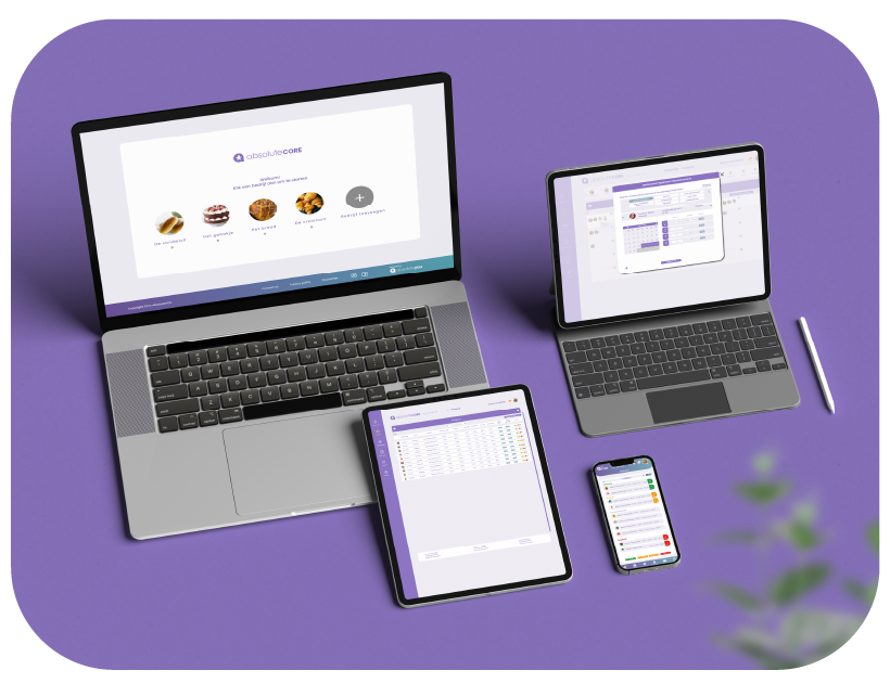Foto van de Absolutecore website